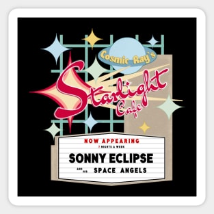 Starlight Cafe Sign Sticker